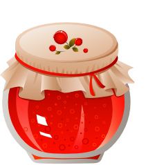 a jar of wild berry jam